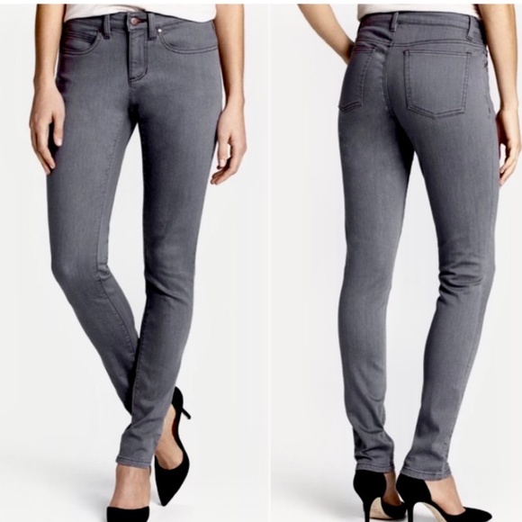 Eileen Fisher Gray Jeans Organic Cotton Size 8 - Picture 6 of 6